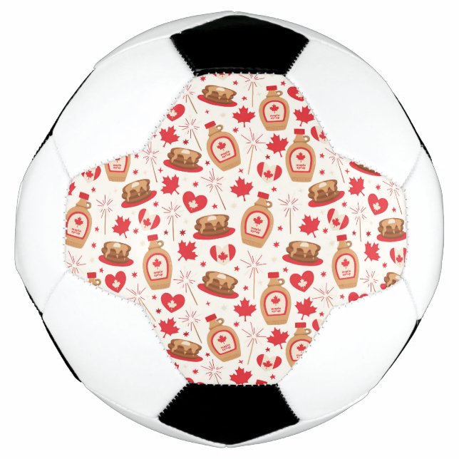 Bola De Futebol Festa do Dia do Canadá (Frente)