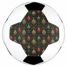 Bola De Futebol Festive Damask 