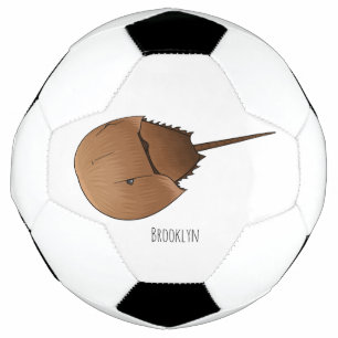 Bola De Futebol Figura de desenho animado em ferradura