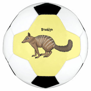Bola De Futebol Figura de desenho animado feliz e bonito 