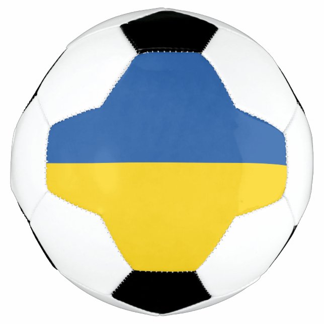 Bola De Futebol Flag of Ukraine Button (Frente)
