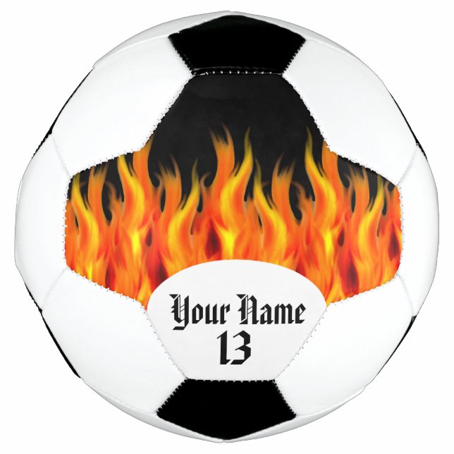 Bola De Futebol Flaming Personalizado (Frente)