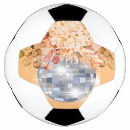 Bola De Futebol Floral Orange Disco Ball Chá de panela