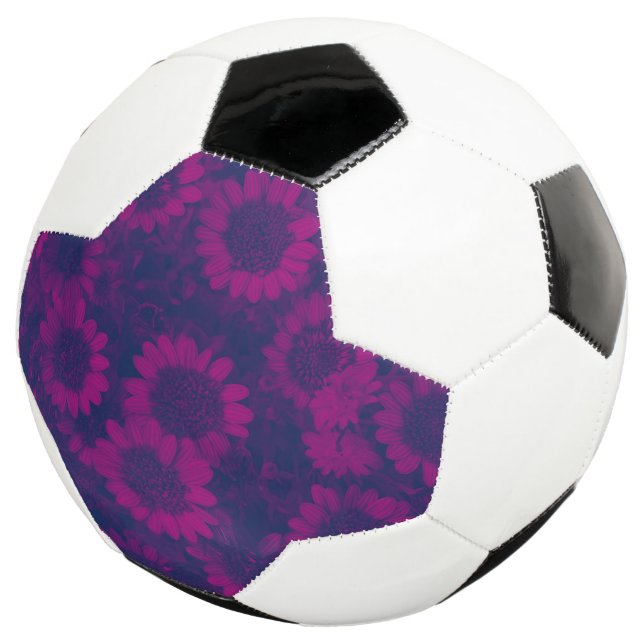 Bola De Futebol floral pinkie (Três quartos)