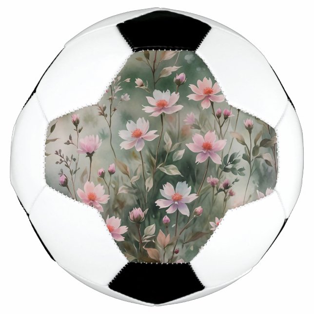Bola De Futebol Flores bonito (Frente)