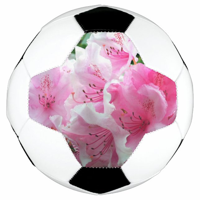 Bola De Futebol Flores Cor-de-rosa (Frente)