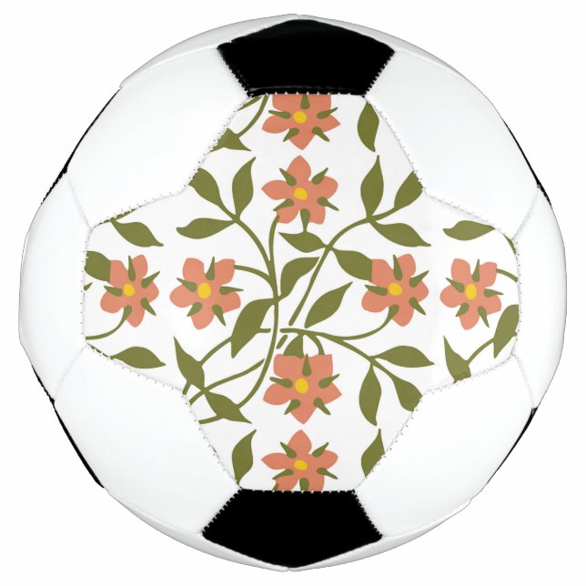BOLA DE FUTEBOL FLORES DE LARANJA (Frente)