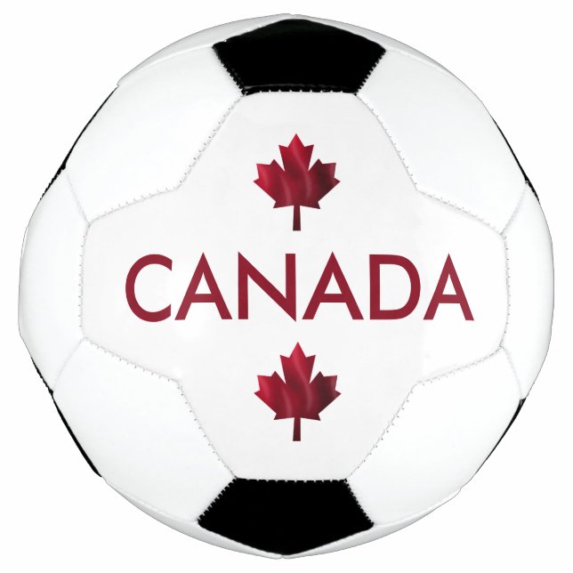 Bola De Futebol Folha de Mapeamento do Canadá (Frente)