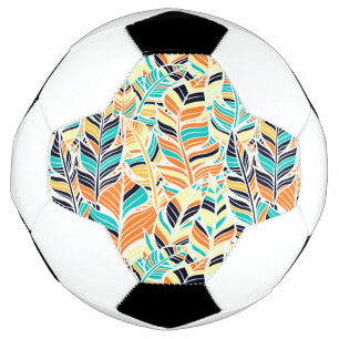 Bola De Futebol Folha de vassoura branca e colorida