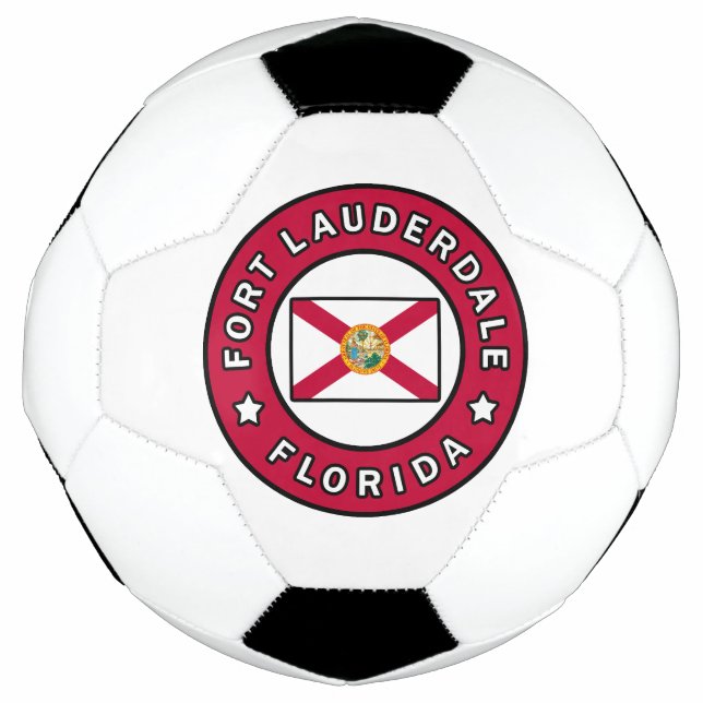 Bola De Futebol Fort Lauderdale Flórida (Frente)