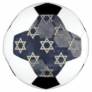 Bola De Futebol Forte vibe de Hanukkah de SlipperyJoe's estrela de