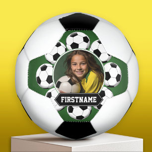 Bola De Futebol Foto de futebol para o time ou jogador - verde