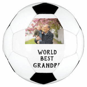Bola De Futebol foto do melhor avô do mundo dia dos pais avô