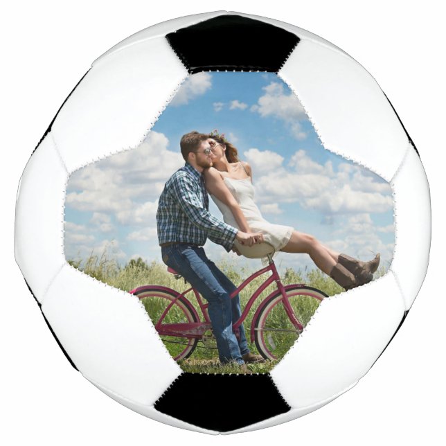 Bola De Futebol Foto personalizada   (Frente)