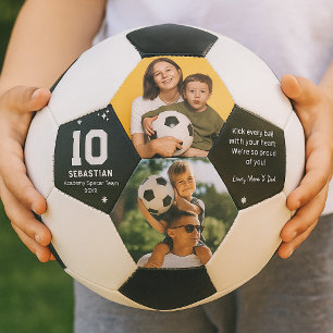 Bola De Futebol Foto Personalizada de Futebol Infantil e Mensagem 