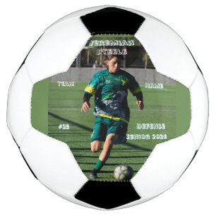 Bola De Futebol Foto personalizada do jogador de futebol na noite