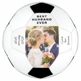 Bola De Futebol Foto personalizada do marido