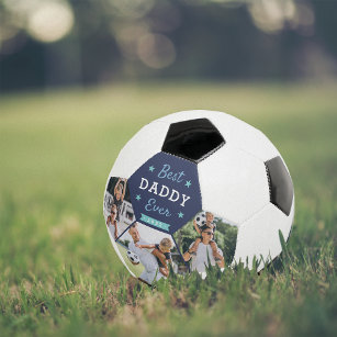 Bola De Futebol Foto personalizada do melhor Pai nunca