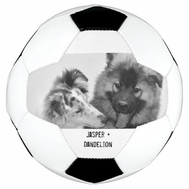 Bola De Futebol Foto personalizada simples e moderna do Pessoas (Frente)