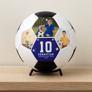 Bola De Futebol Fotos e texto do jogador de futebol personalizado
