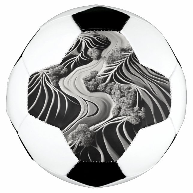 Bola De Futebol Fractal Flow (Frente)