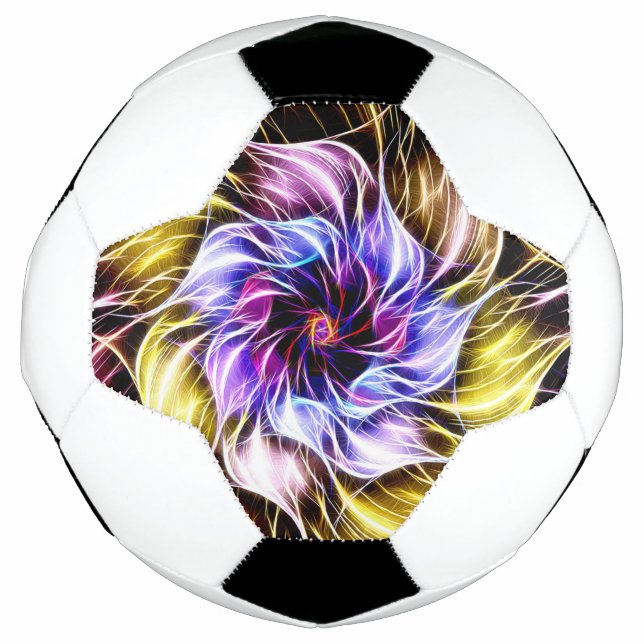 Bola De Futebol fractal flower (Frente)