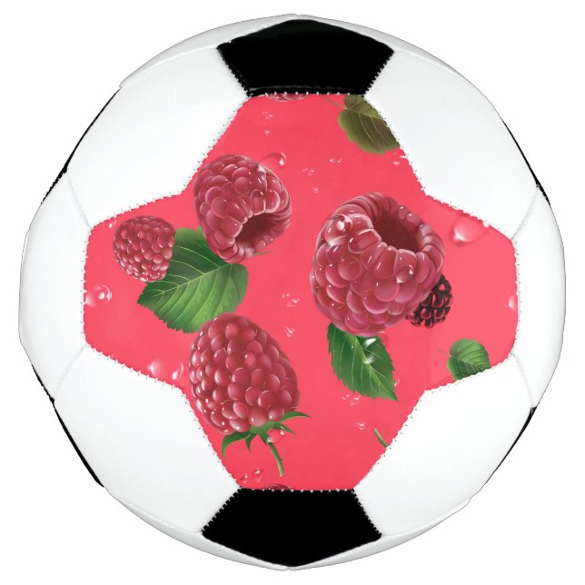 Bola De Futebol Framboesa (Frente)