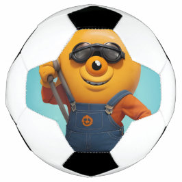 Bola De Futebol Fröhlicher Baumeister – Gelber Held mit Hammer  