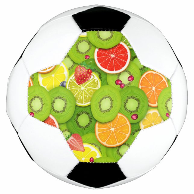 Bola De Futebol Frutas de Verão 2 (Frente)