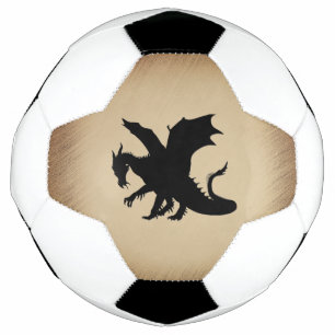 Bola De Futebol Fundo Russo do Dragão Negro
