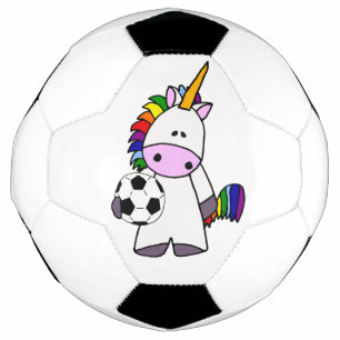 Bola De Futebol Funny Unicorn Jogando Futebol
