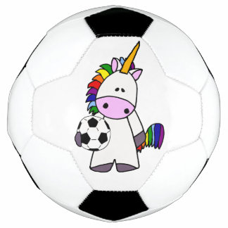 Bola De Futebol Funny Unicorn Jogando Futebol