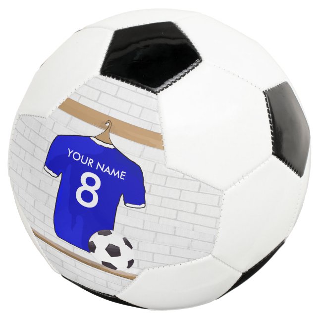 Bola De Futebol Futebol branco personalizado Jersey (Três quartos)