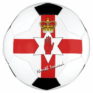 Bola De Futebol Futebol da Irlanda do Norte e bandeira do Ulster I