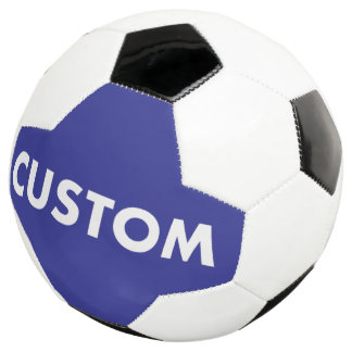 Bola De Futebol Futebol de futebol personalizado azul