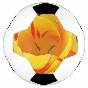 Bola De Futebol Futebol de Tulipas Amarelas primavera