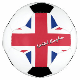 Bola De Futebol Futebol do Reino Unido e bandeira britânica / espo