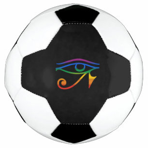 Bola De Futebol Futebol Gótico de Orgulho gay de Olho Soccerball