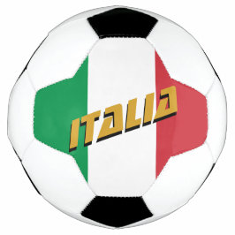 Bola De Futebol Futebol italiano e bandeira italiana / esportes