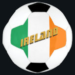 Bola De Futebol Futebol Patriótico da Irlanda e Bandeira Irlandesa<br><div class="desc">Bola de Futebol: nome personalizado da bola de futebol da Irlanda e da Irlanda Patriótica - amo meu país, equipe favorita, campeões de parque, patriotas/fãs desportivos</div>