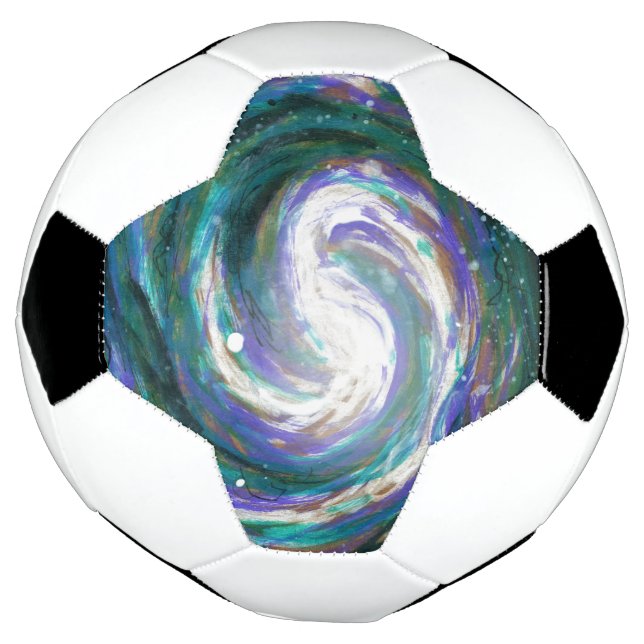 Bola De Futebol Galáxia pintada à mão (Invertido)
