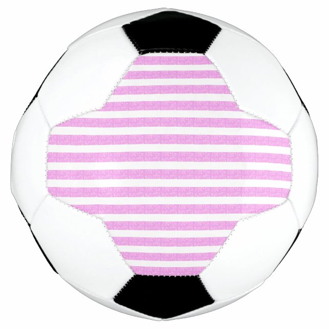 Bola De Futebol Gamas Geométricas Roxas-Luzes (Frente)