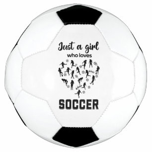 Bola De Futebol Garotas da Silhout jogando futebol