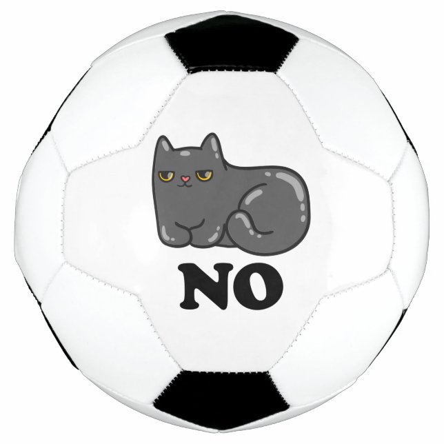 Bola De Futebol Gato de sarcasmo (Frente)