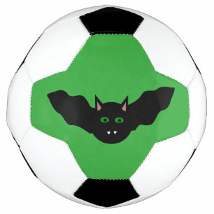 Bola De Futebol Gato Vampiro Enfrentado Bat Halloween Ball