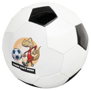 Bola De Futebol Gecko Bonito Adicione Seu Texto Jogador de Futebol
