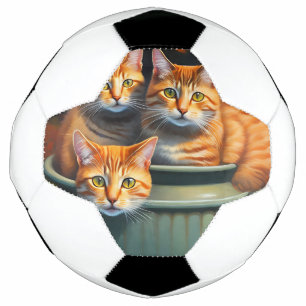 Bola De Futebol Gengibre Em Uma Planta, Soccerball