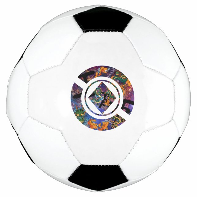 Bola De Futebol GeoDesign Japonês (Frente)