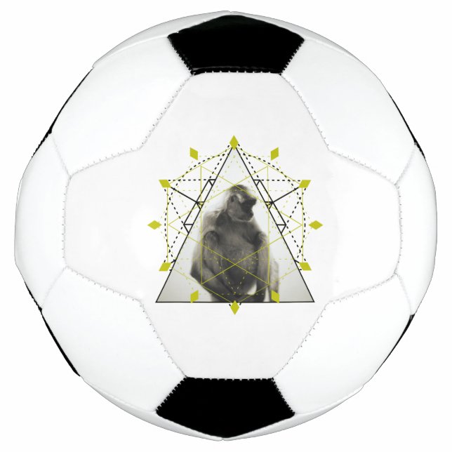 Bola De Futebol Geometria do macaco (Frente)