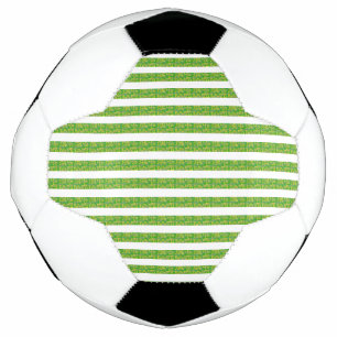 Bola De Futebol Geométrico Verde